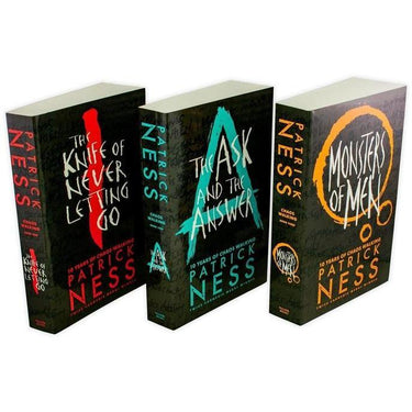 Patrick Ness Chaos Walking series 3 Books Set Collection, The Ask And The Answer