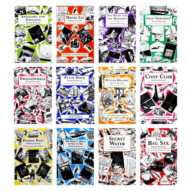 Swallows and Amazons 12 Book Set by Arthur Ransome | Classic Children's Adventure Series, Outdoor Fun, Timeless Tales, Family Reading