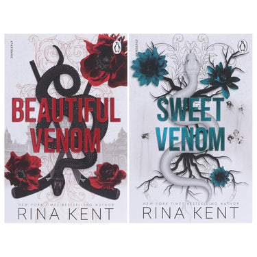 Vipers Series by Rina Kent 2 Books Collection Set (Beautiful Venom and Sweet Venom) | Paperback
