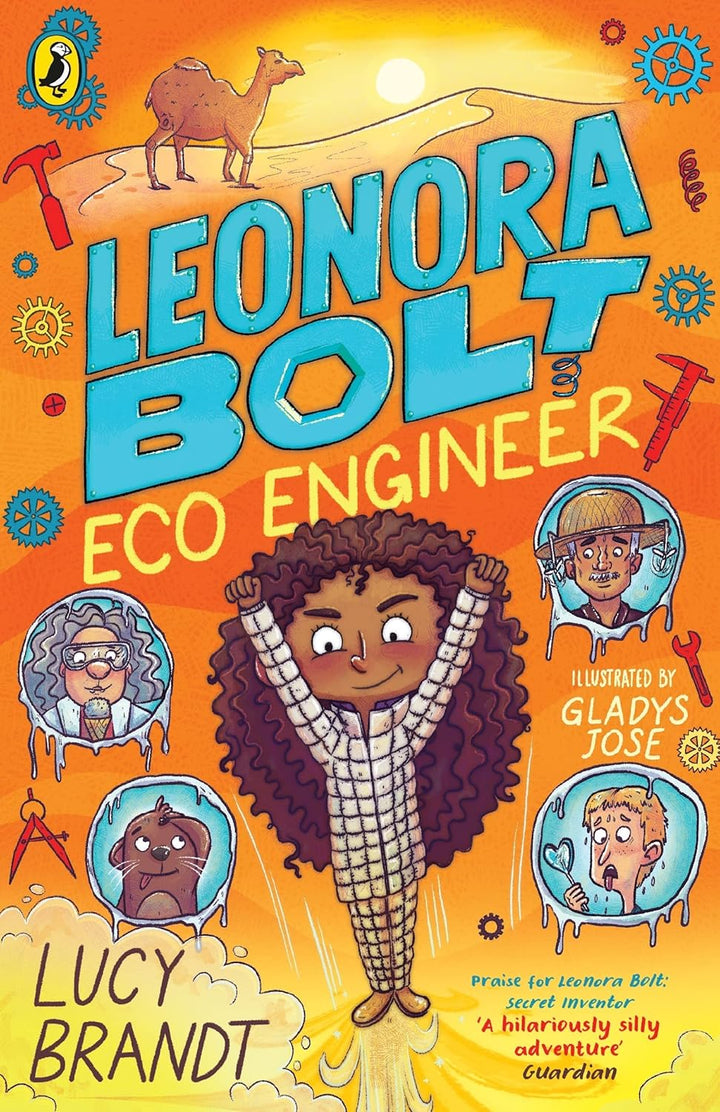 Leonora Bolt Series 4 Books Collection Set by Lucy Brandt (Secret Inventor, Deep Sea Calamity, Eco Engineer & The Great Gadget Games)