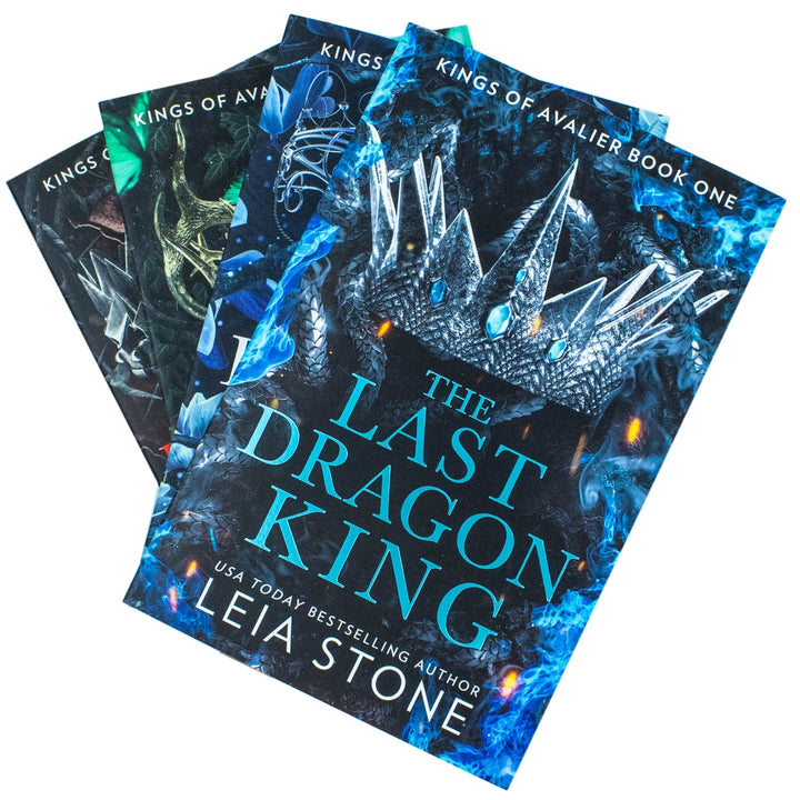 Kings of Avalier 4 Books Collection Set By Leia Stone(The Last Dragon King, The Broken Elf King, The Ruthless Fae King & The Forbidden Wolf King)