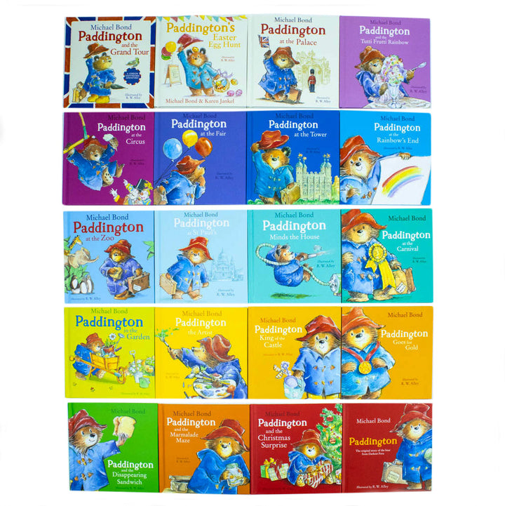 Paddington Classic Story Collection 20 Books Box Set by Michael Bond(Paddington, At the Zoo, at St Paul's, the Marmalade Maze, at the Palace & Many More)