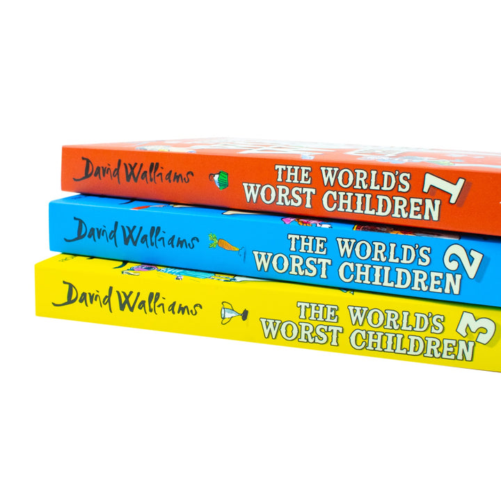 The World's Worst Children Series (illustrated) by David Walliams 3 Books Collection Set