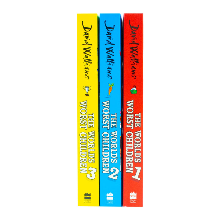 The World's Worst Children Series (illustrated) by David Walliams 3 Books Collection Set