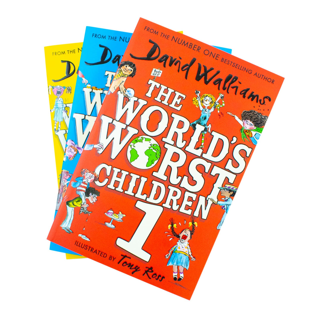 The World's Worst Children Series (illustrated) by David Walliams 3 Books Collection Set