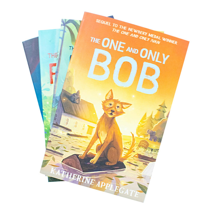 Katherine Applegate Collection 4 Books Set (One and Only Ivan, The One and Only Bob, Only Ruby, Only Family)