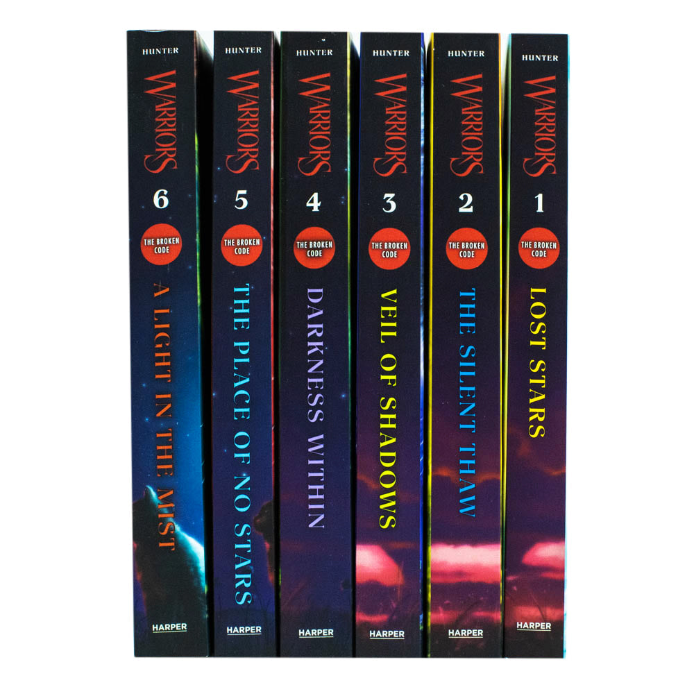 Warriors Cat: The Broken Code Books 1-6 Series 7 Collection Set By Erin Hunter