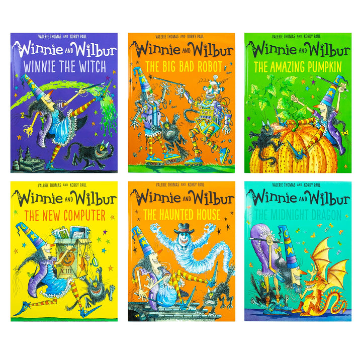 Winnie the Witch and Wilbur The Spooky Collection 6 Books & 2 CDs Valerie Thomas