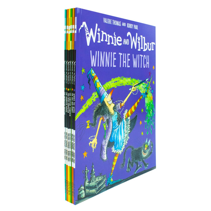 Winnie the Witch and Wilbur The Spooky Collection 6 Books & 2 CDs Valerie Thomas