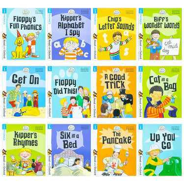 Biff, Chip and Kipper Read with Oxford Stage 1 (24 Books Collection Set) by Roderick Hunt Age 3+ Paperback