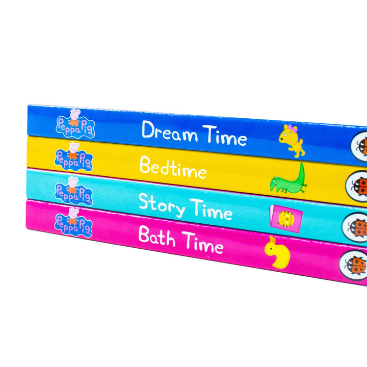 Peppa Pig Bedtime Library Collection 4 Book Set (Dream Time, Bedtime, Story Time, Bath Time)