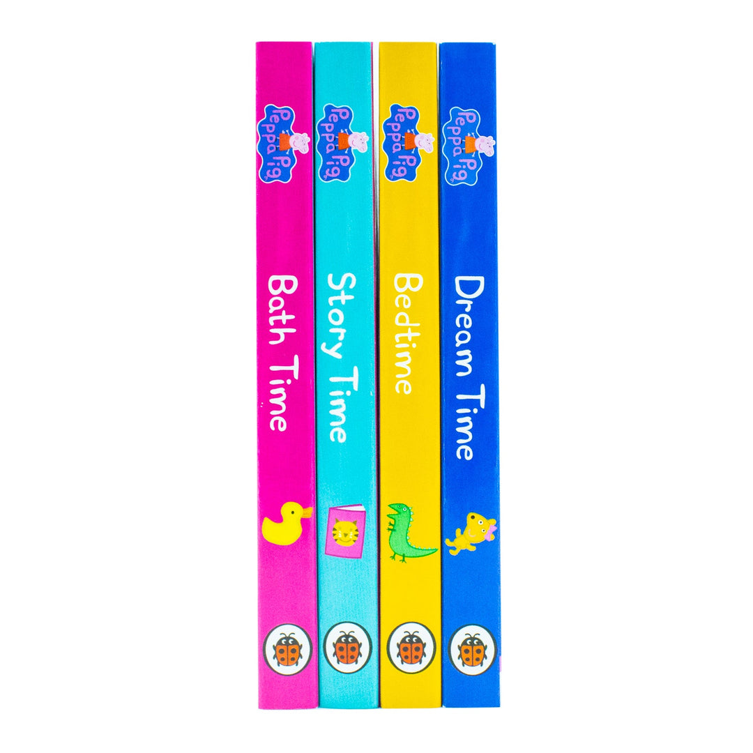 Peppa Pig Bedtime Library Collection 4 Book Set (Dream Time, Bedtime, Story Time, Bath Time)