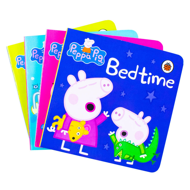 Peppa Pig Bedtime Library Collection 4 Book Set (Dream Time, Bedtime, Story Time, Bath Time)