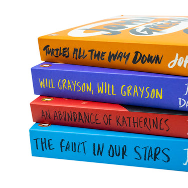 John Green 4 Book Set (The Fault in our Stars,An Abundance of Katherines,Will Grayson Will Grayson,Turtles All The Way Down)