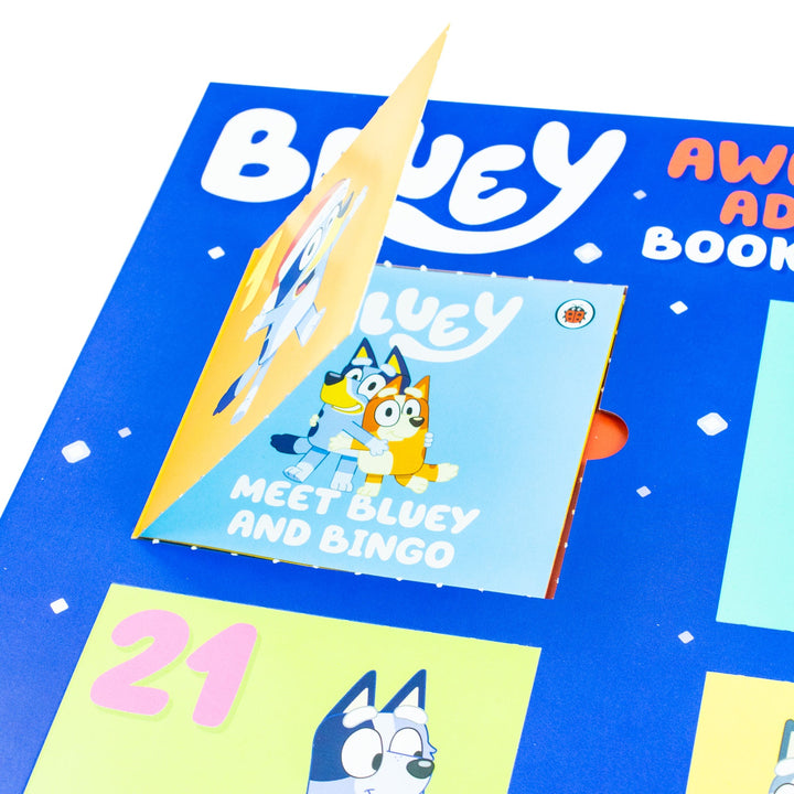 Bluey advent calendar box set with 24 mini books for kids ages 4+