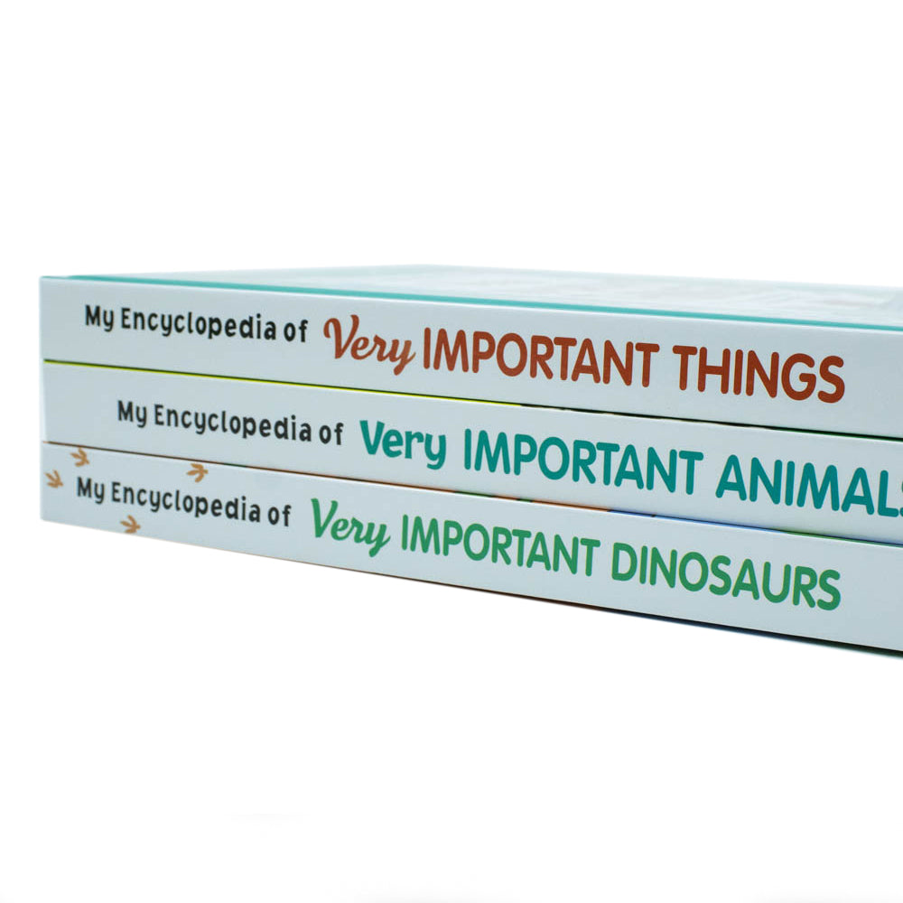 My Encyclopedia of Very Important Things, Animals and Dinosaurs 3 books set