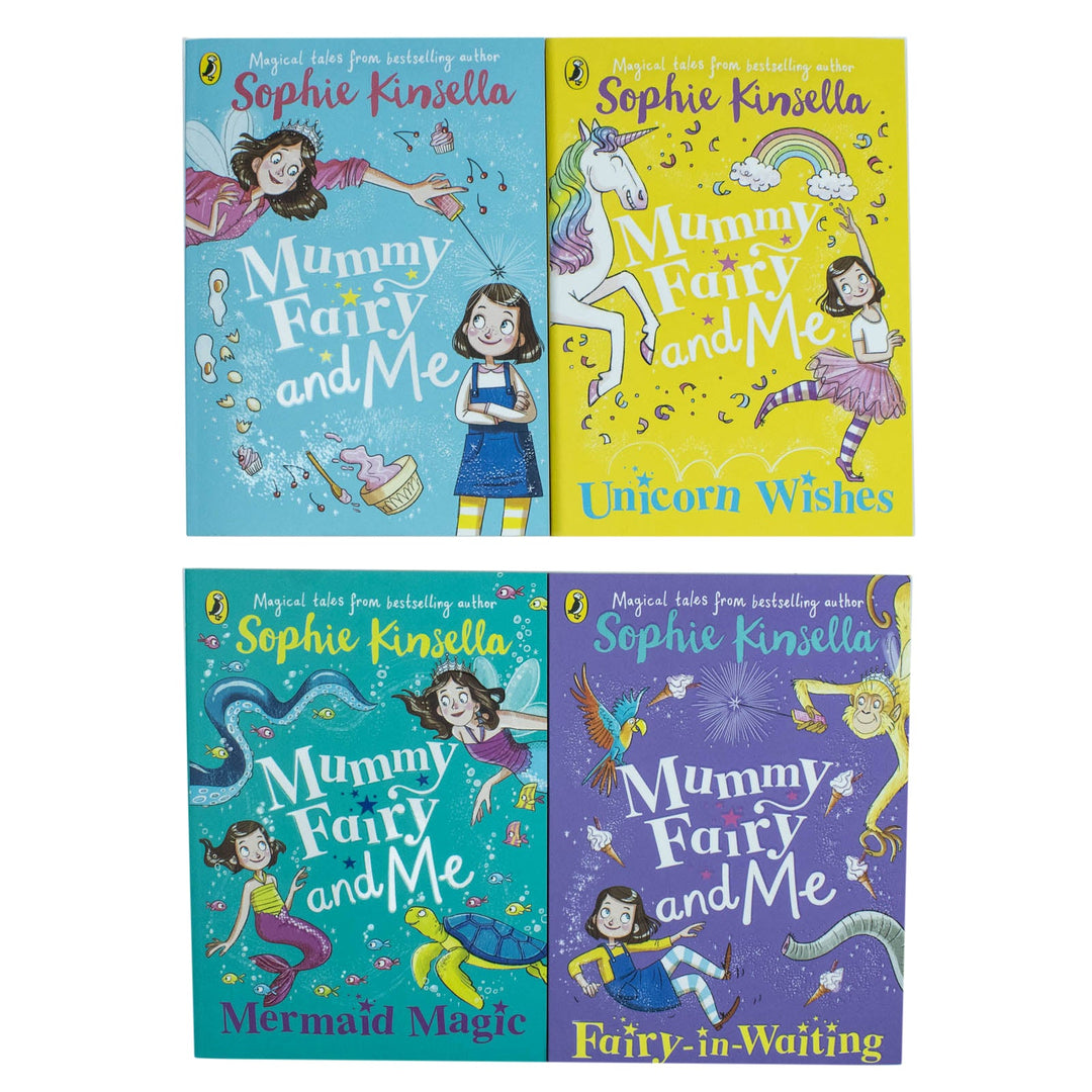 Mummy Fairy And Me Series 4 Books Collection Set By Sophie Kinsella (Mermaid Magic , Unicorn Wishes , Fairy-in-Waiting , Mummy Fairy and Me)