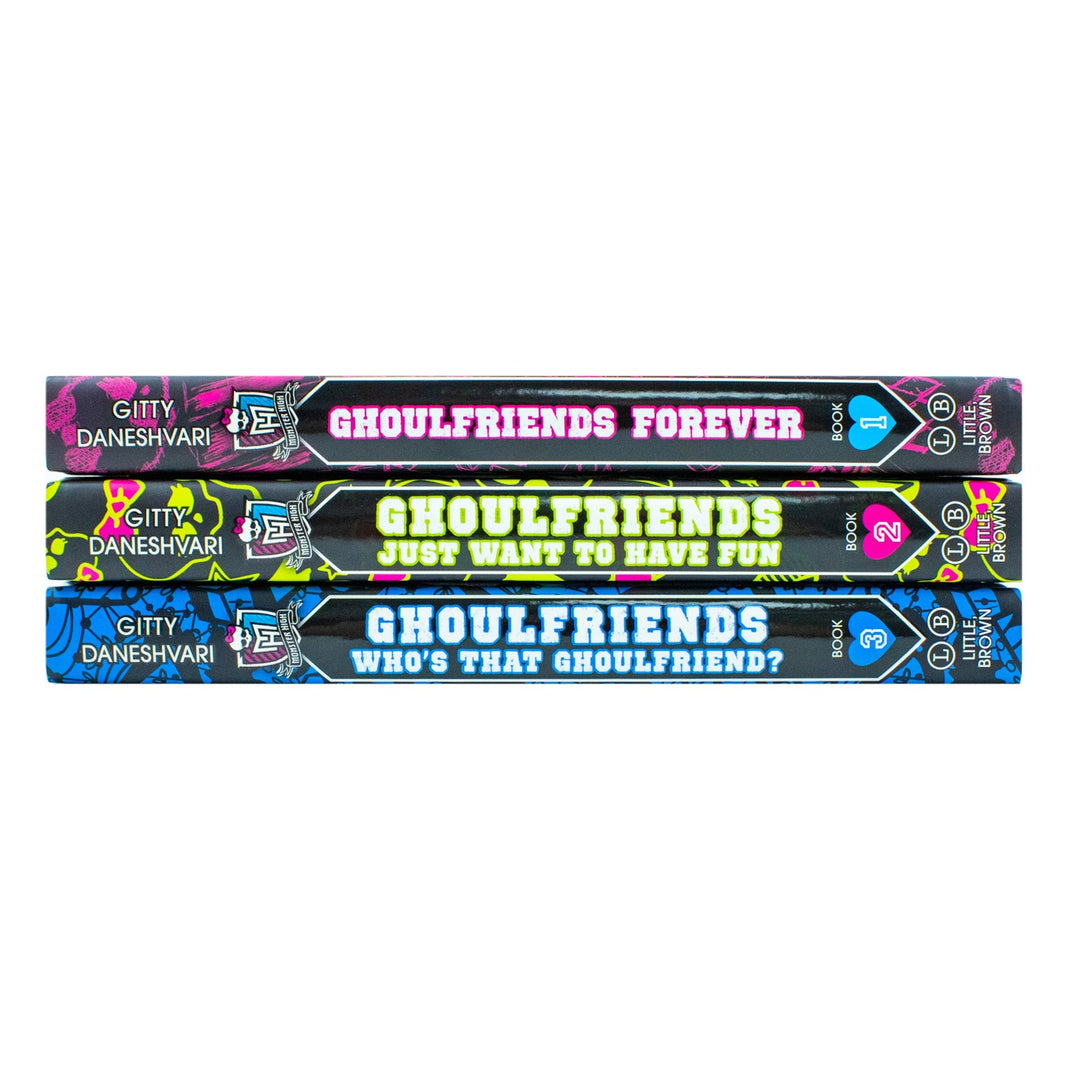 Monster High Ghouls Rule 3 Books Collection Box Set Pack (Ghoulfriends Forever)