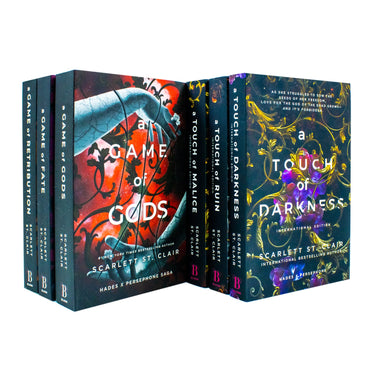 Hades x Persephone Saga by Scarlett St. Clair – 6 Book Collection Set | Fantasy Romance, Mythology, Darkness, Fate, Ruin, Retribution & Gods