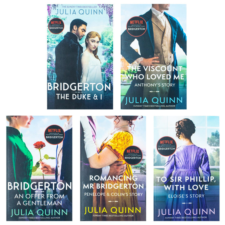 Bridgerton Family Series 5 Books Collection Set By Julia Quinn