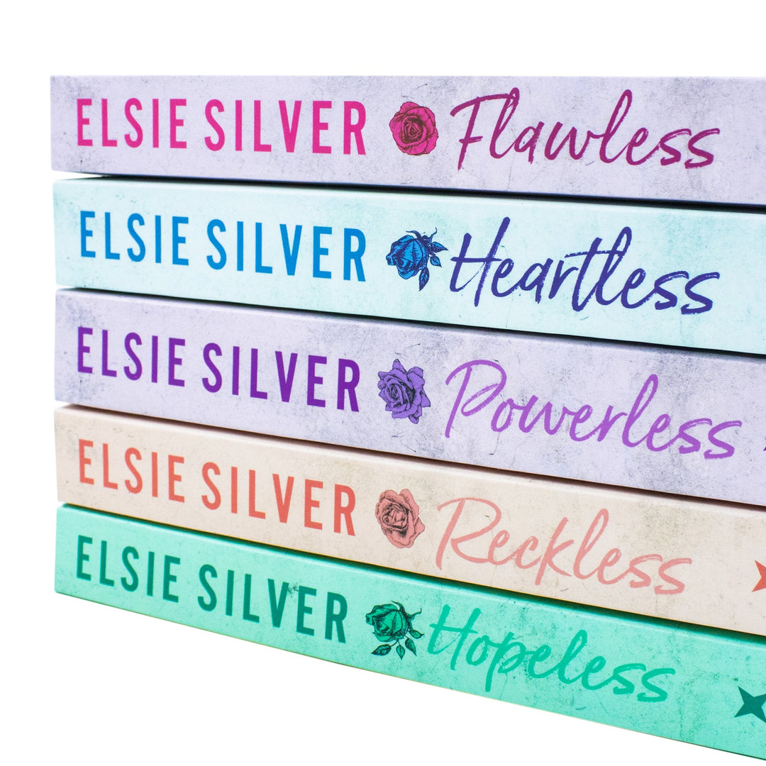 Elsie Silver Chestnut Springs Series 5 Books Collection Set (Hopeless, Heartless, Flawless, Powerless, Reckless)