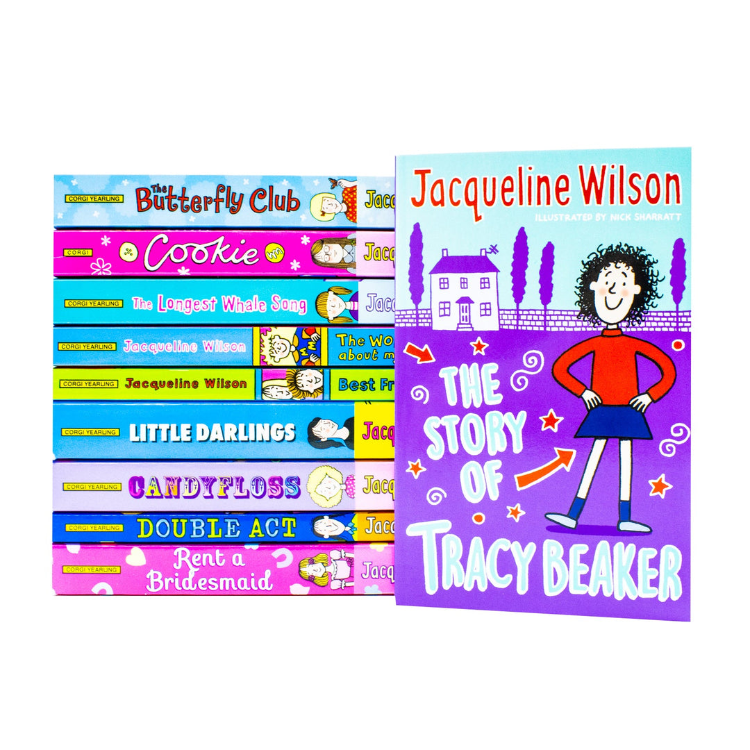 Jacqueline Wilson 10 Books Box Collection Set Pack Illustrated By Nick Sharratt