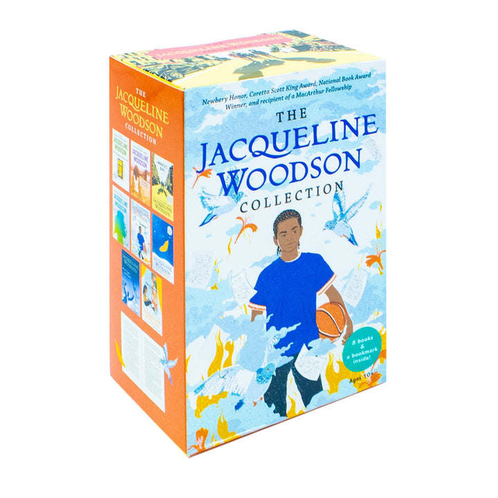 The Jacqueline Woodson Collection 8 Books Box Set (Peace Locomotion, After Tupac and D Foster,Feathers, Locomotion,Hush,Miracle's Boys,House You Pass on the Way, From the Notebooks of Melanin Sun)