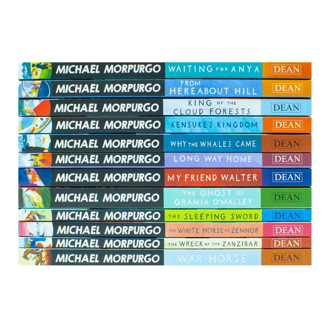 Michael Morpurgo Collection 12 Books Set From Hereabout Hill, Waiting for Anya