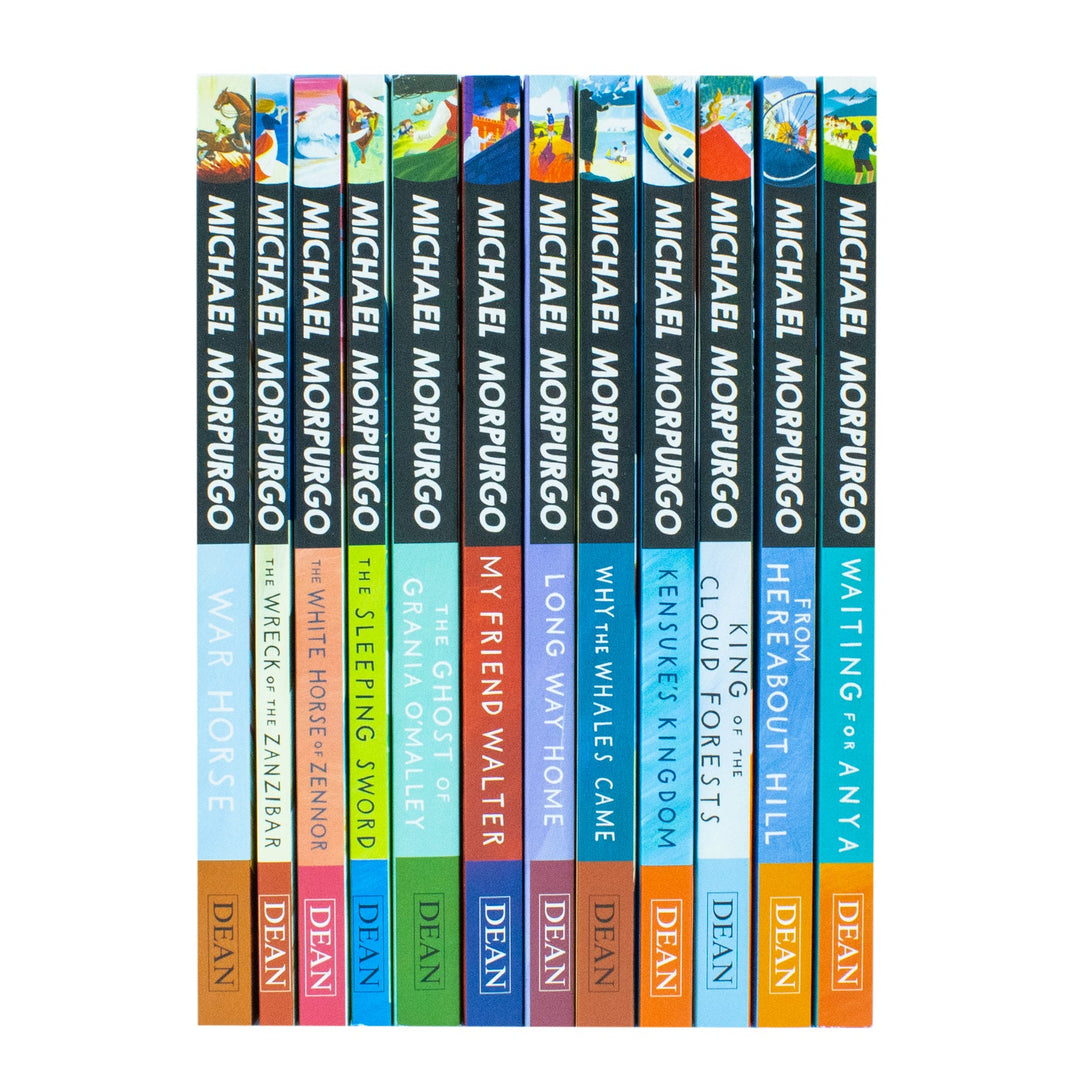 Michael Morpurgo Collection 12 Books Set From Hereabout Hill, Waiting for Anya