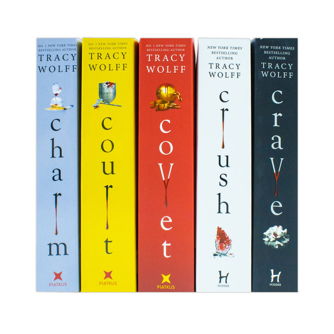 Crave Series 5 Books Collection Set By Tracy Wolff (Crave, Crush, Covet, Court, Charm) Paperback