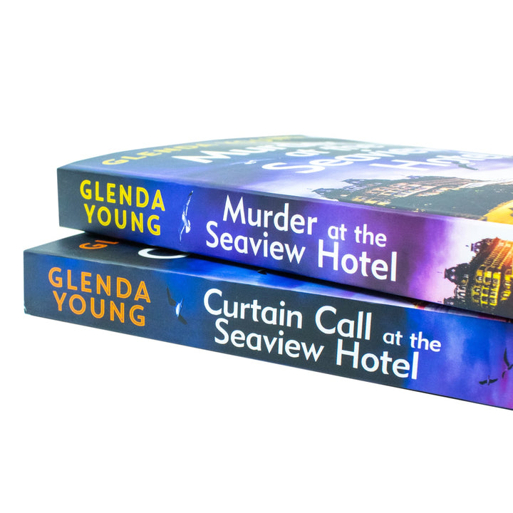 Helen Dexter Cosy Crime Mysteries 2 Books Set by Glenda Young (Murder at the Seaview Hotel, Curtain Call at the Seaview Hotel)