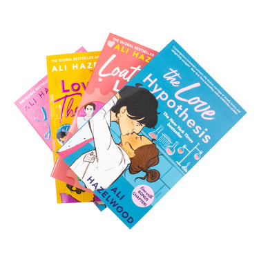 Ali Hazelwood 4 Book Collection Set (Loathe To Love You, Love Theoretically, Love On The Brain, The Love Hypothesis) | Paperback