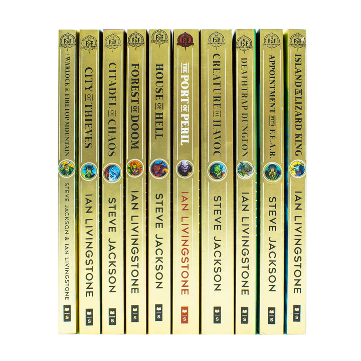 Fighting Fantasy Series You Are the Hero 10 Books Collection Set By Steve Jackson & Ian Livingstone