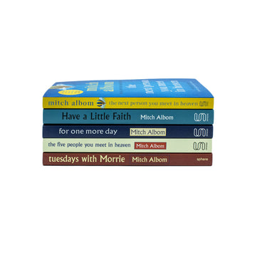 Mitch Albom 5 Book Collection Box Set | Bestselling Fiction & Memoirs on Life, Love, Friendship, Death & Inspiration | Emotional & Touching Reads