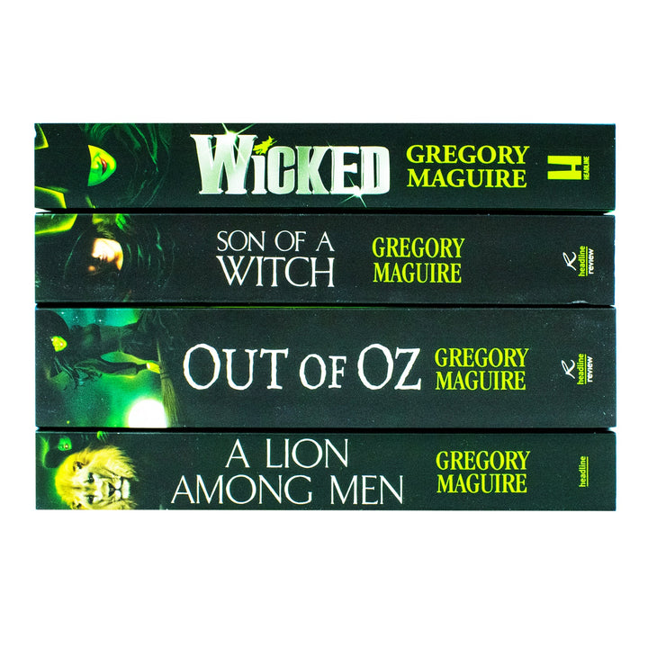 Wicked Years Series 4 Paperback Book Collection by Gregory Maguire: Dive into fantasy with Wicked, Son of a Witch, A Lion Among Men, & Out of Oz!