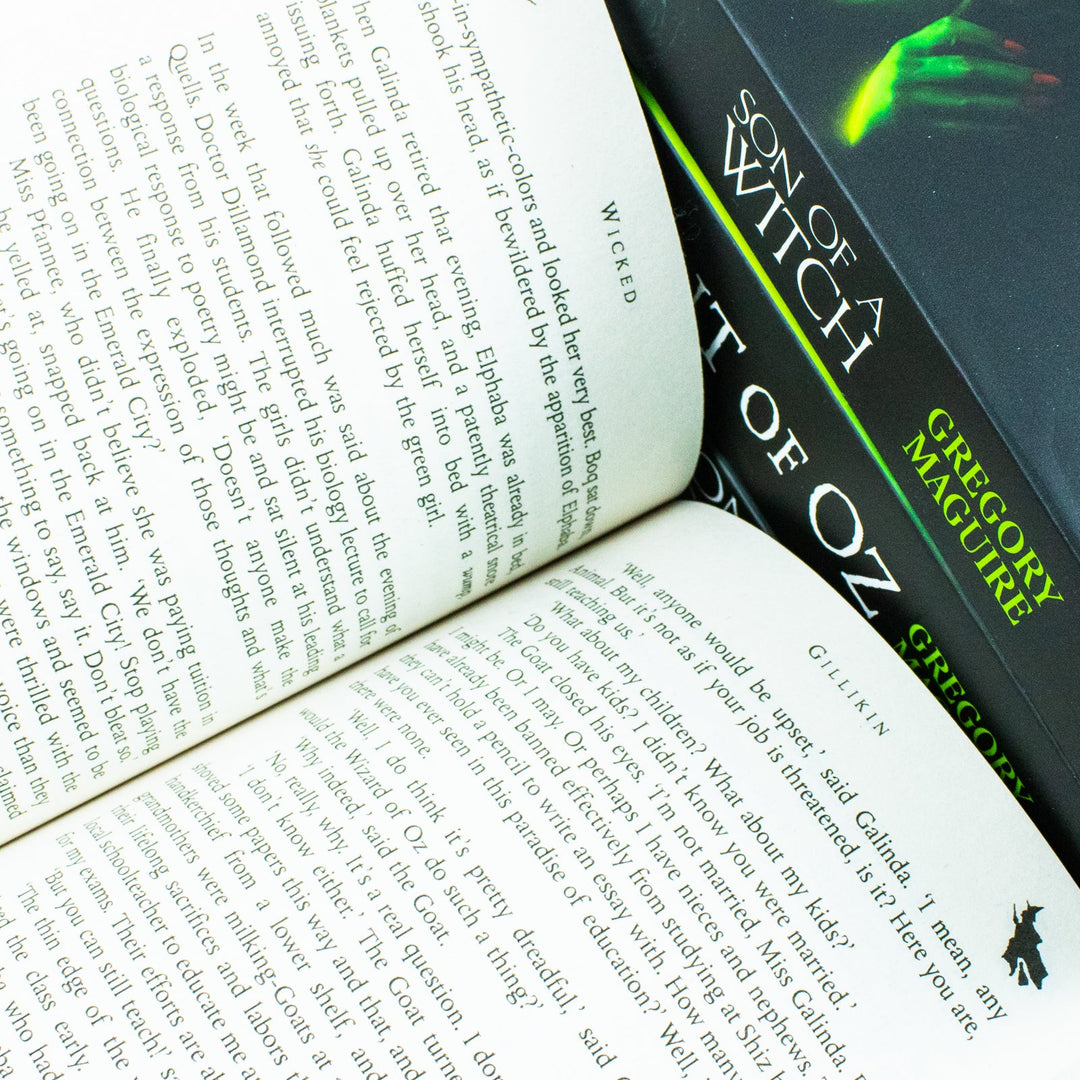 Wicked Years Series 4 Paperback Book Collection by Gregory Maguire: Dive into fantasy with Wicked, Son of a Witch, A Lion Among Men, & Out of Oz!