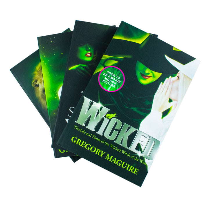 Wicked Years Series 4 Paperback Book Collection by Gregory Maguire: Dive into fantasy with Wicked, Son of a Witch, A Lion Among Men, & Out of Oz!