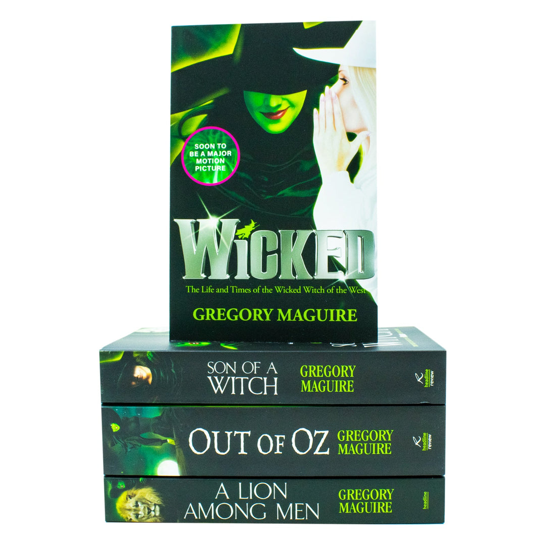 Wicked Years Series 4 Paperback Book Collection by Gregory Maguire: Dive into fantasy with Wicked, Son of a Witch, A Lion Among Men, & Out of Oz!