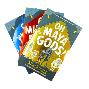 The Gods Squad Collection by Maz Evans | Children's Fiction Book Set with Adventure, Humor, Fantasy, Gods & Knights | Fun Series for Young Readers