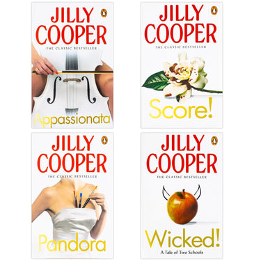 Rutshire Chronicles Series Book 5-8 By Jilly Cooper 4 Books Collection Set (Appassionata, Pandora, Wicked and Score)