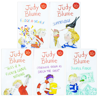 Judy Blume Fudge Series Collection 5 Books Set – Classic Kids Book Bundle (Double Fudge, Tales of a Fourth Grade Nothing, Superfudge & More)