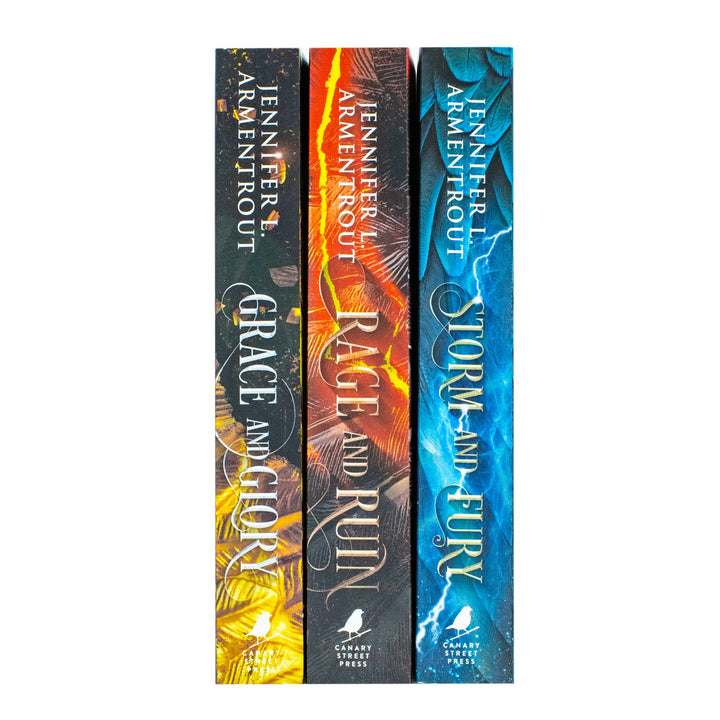 The Harbinger Series By Jennifer L Armentrout 3 Book Collection, Grace and Glory, Rage and Ruin, Storm and Fury, Fantasy, Paperback,