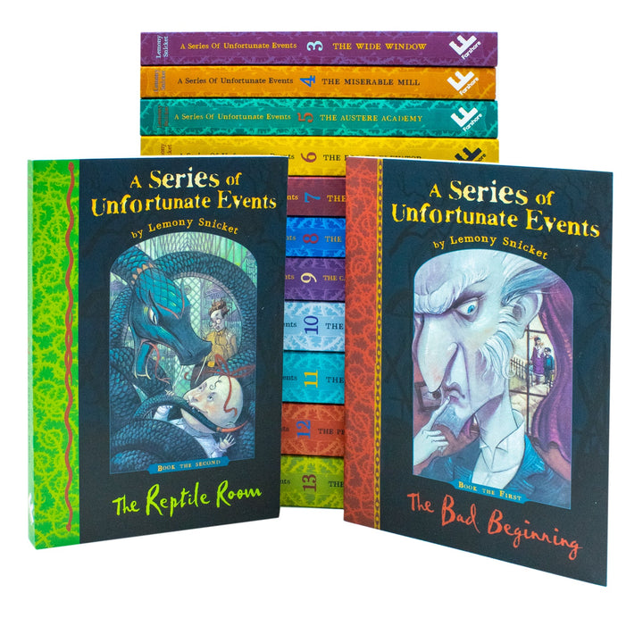 A Series of Unfortunate Events Books Collection Lemony Snicket 13 Books Set