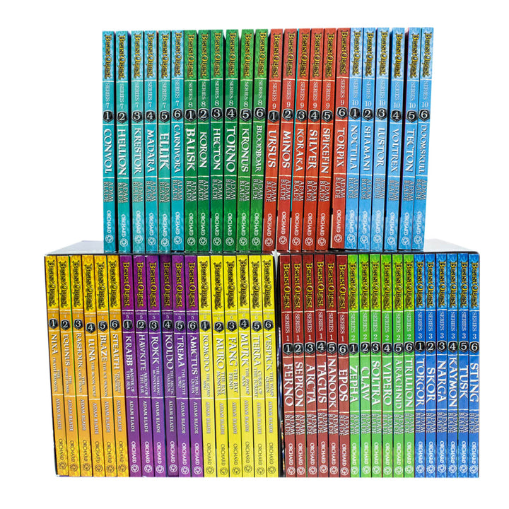 Beast Quest Ultimate MEGA Collection Box Sets (Series 1-10) 60 Books Collection