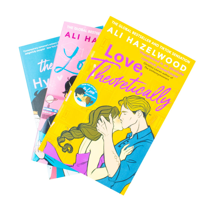 Ali Hazelwood Collection 3 Book Set  ( Love Theoretically, The Love Hypothesis, Love On The Brain )