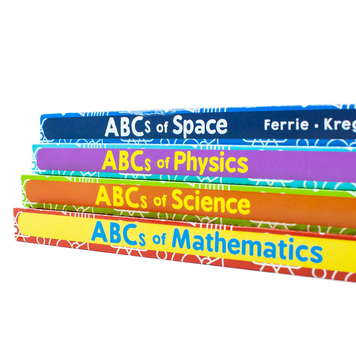 Baby University Abc's Board Book Set By Chris Ferrie & Julia Kregenow (Space, Physics, Science, Mathematics)