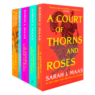 A Court of Thorns and Roses 5 Books Box Set – A Bestselling Fantasy Series by Sarah J. Maas, Packed with Magic, Romance & Adventure!