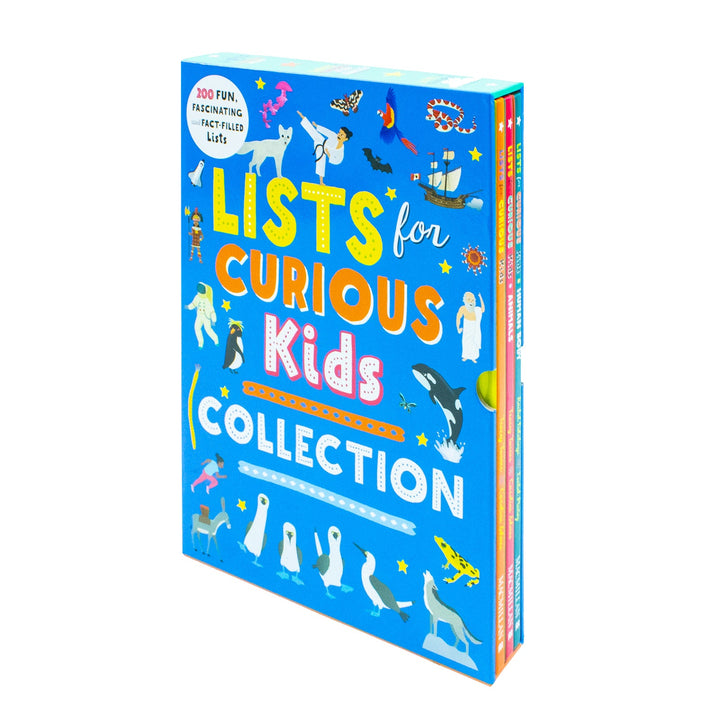 Lists for Curious Kids 3 Books Collection Set By Tracey Turner, Rachel Delahaye (Lists for Curious Kids, Human Body & Animals)