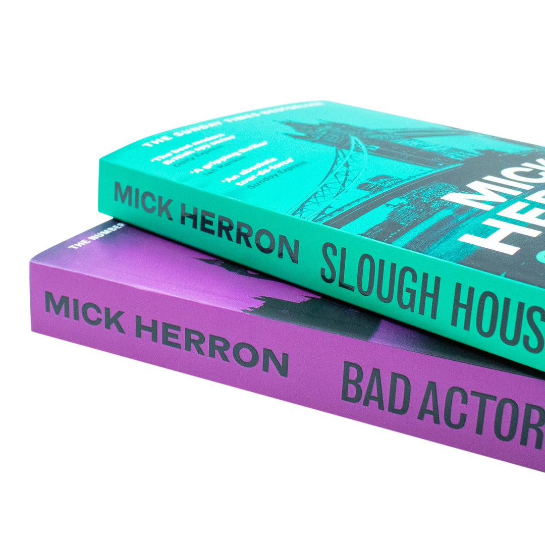 Mick Herron 2 Books Set: Bad Actors & Slough House in Paperback - A Gripping Mystery Collection for Fans of Thriller and Suspense