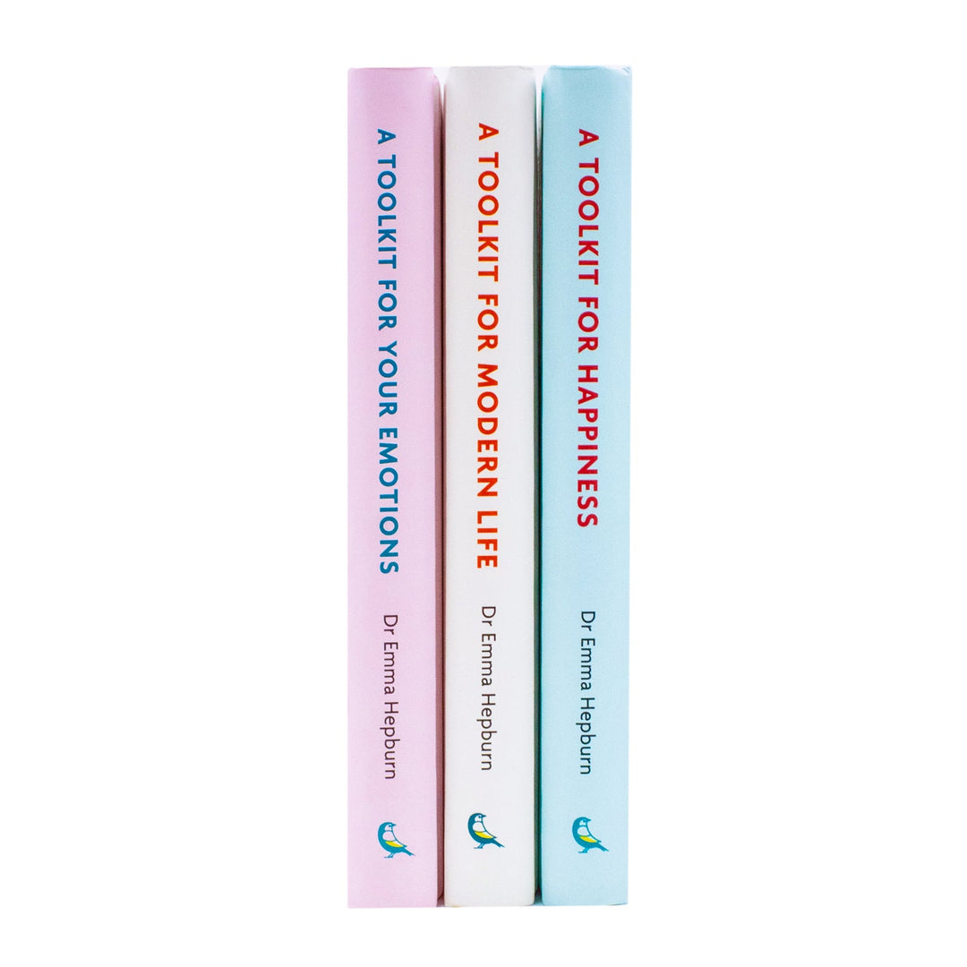 Dr Emma Hepburn collection 3 Books set (A Toolkit For Happiness, A Toolkit For Mordern life, A Tookit For Your Emotions)